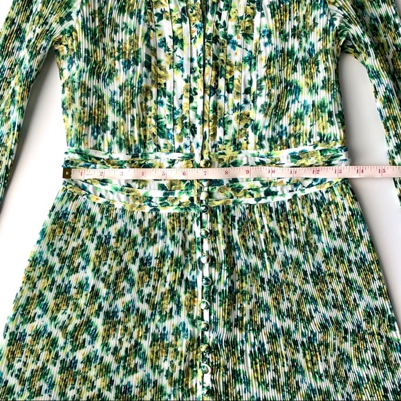 O.P.T X EMILY LUCIANO • Pleated Midi Dress - Picture 8 of 11